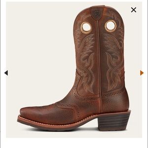 Ariat Men's Heritage Roughstock Brown Cowboy Western Boots Size 10D